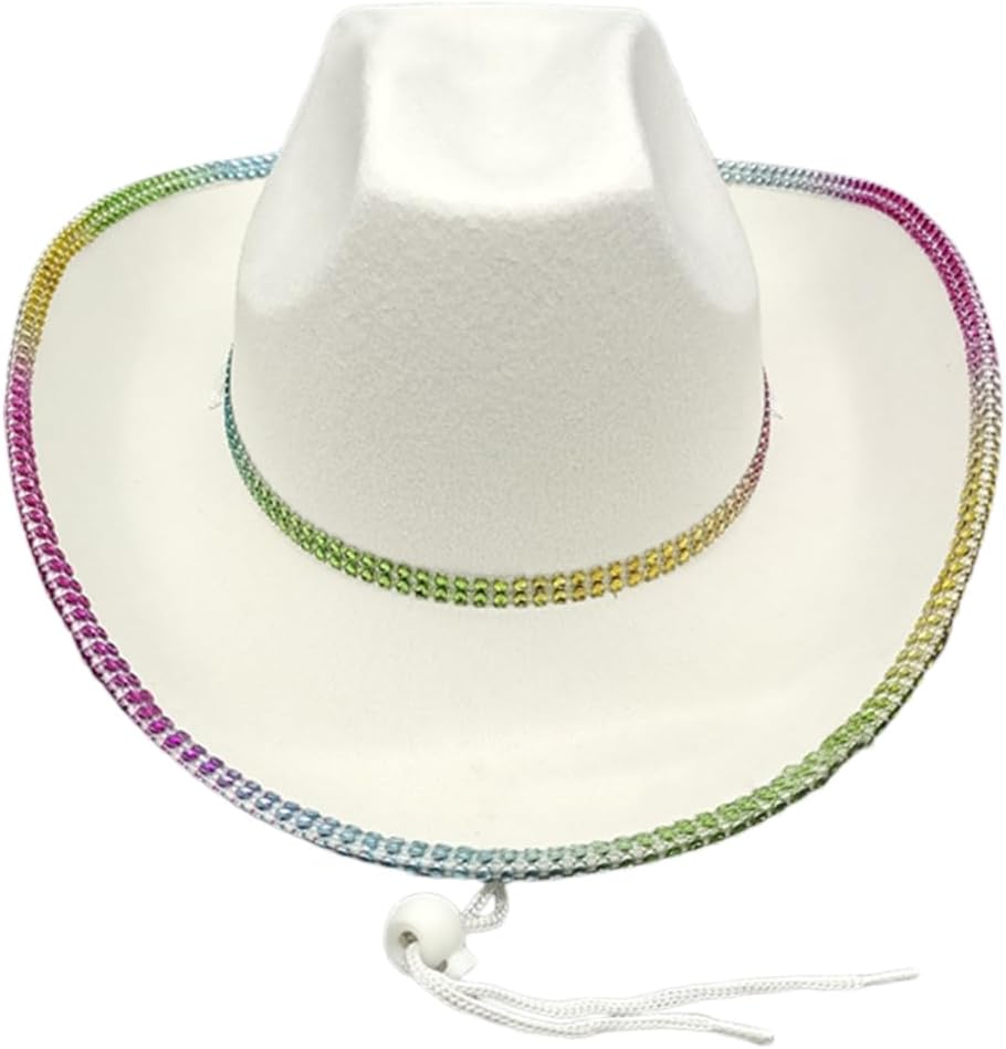 Diamond-Studded Cowboy Hat for Boys and Girls