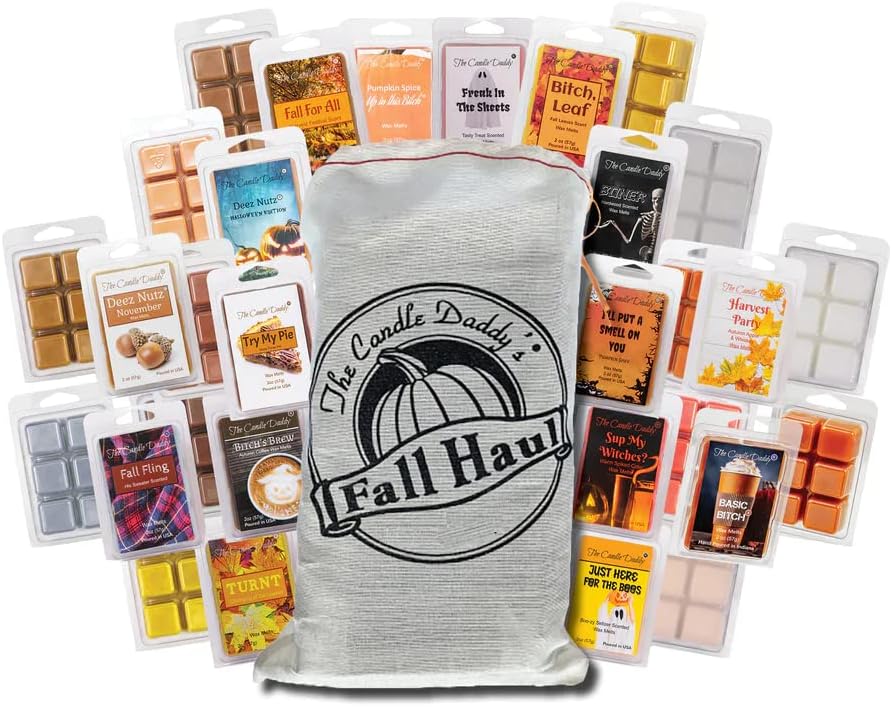 The Fall Haul - 11 Funny Fall Wax Melts in Collectors Bag