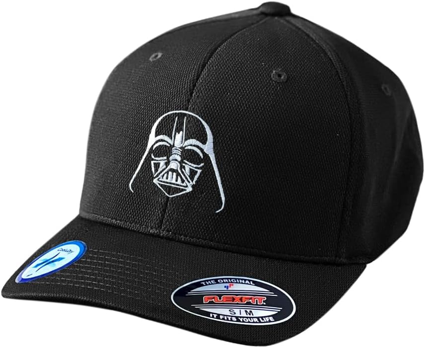 SW Vader Helmet Embroidered Flexfit Cool Dry Sport Cap