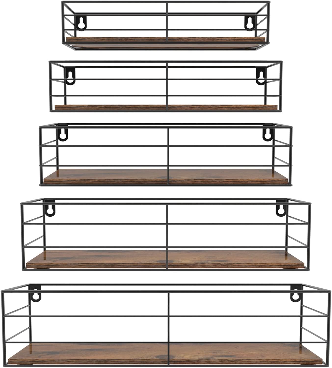 CRUGLA Floating Wall Shelves Set of 5