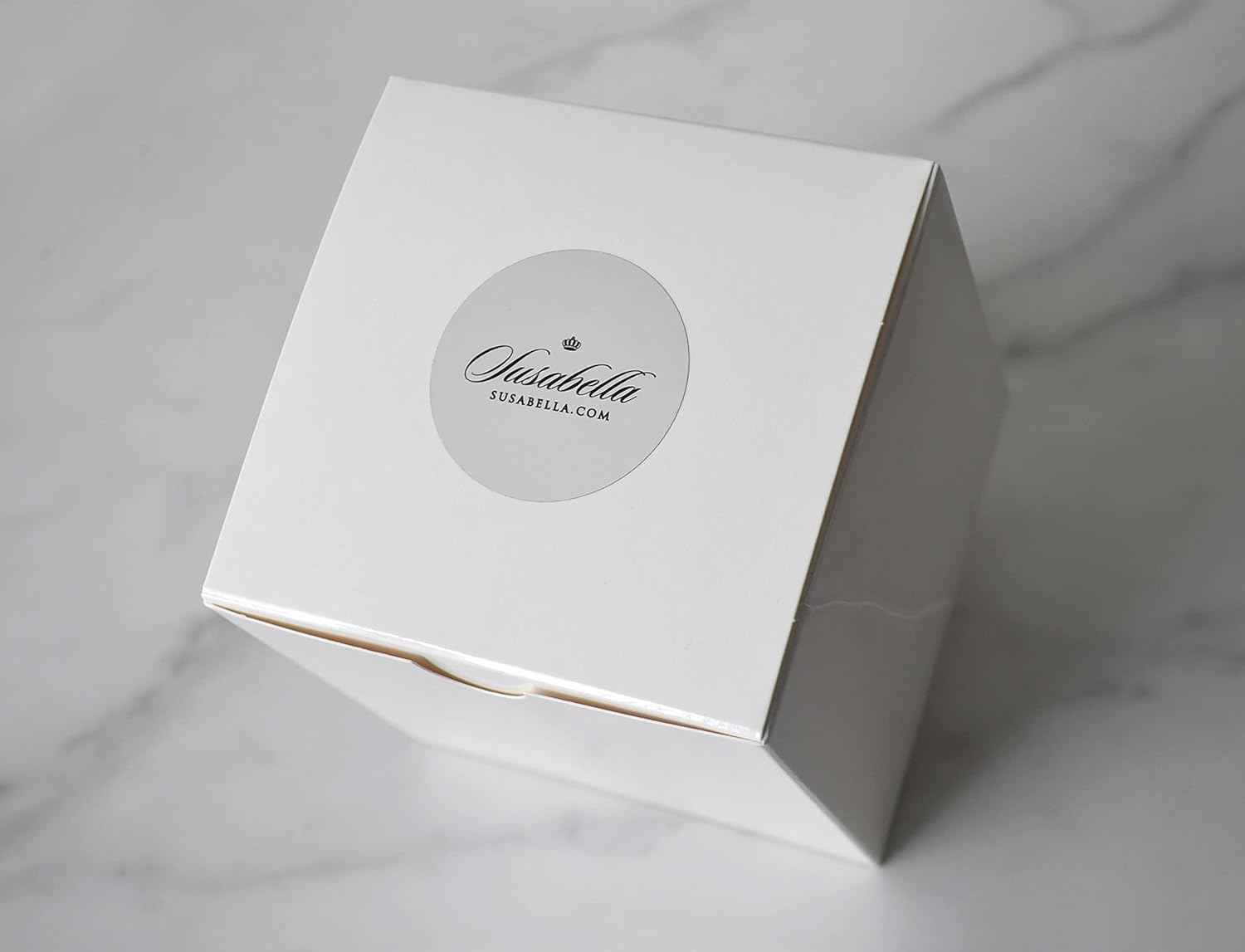 Personalized Deep Square Keepsake Box for Baptism or First Communion