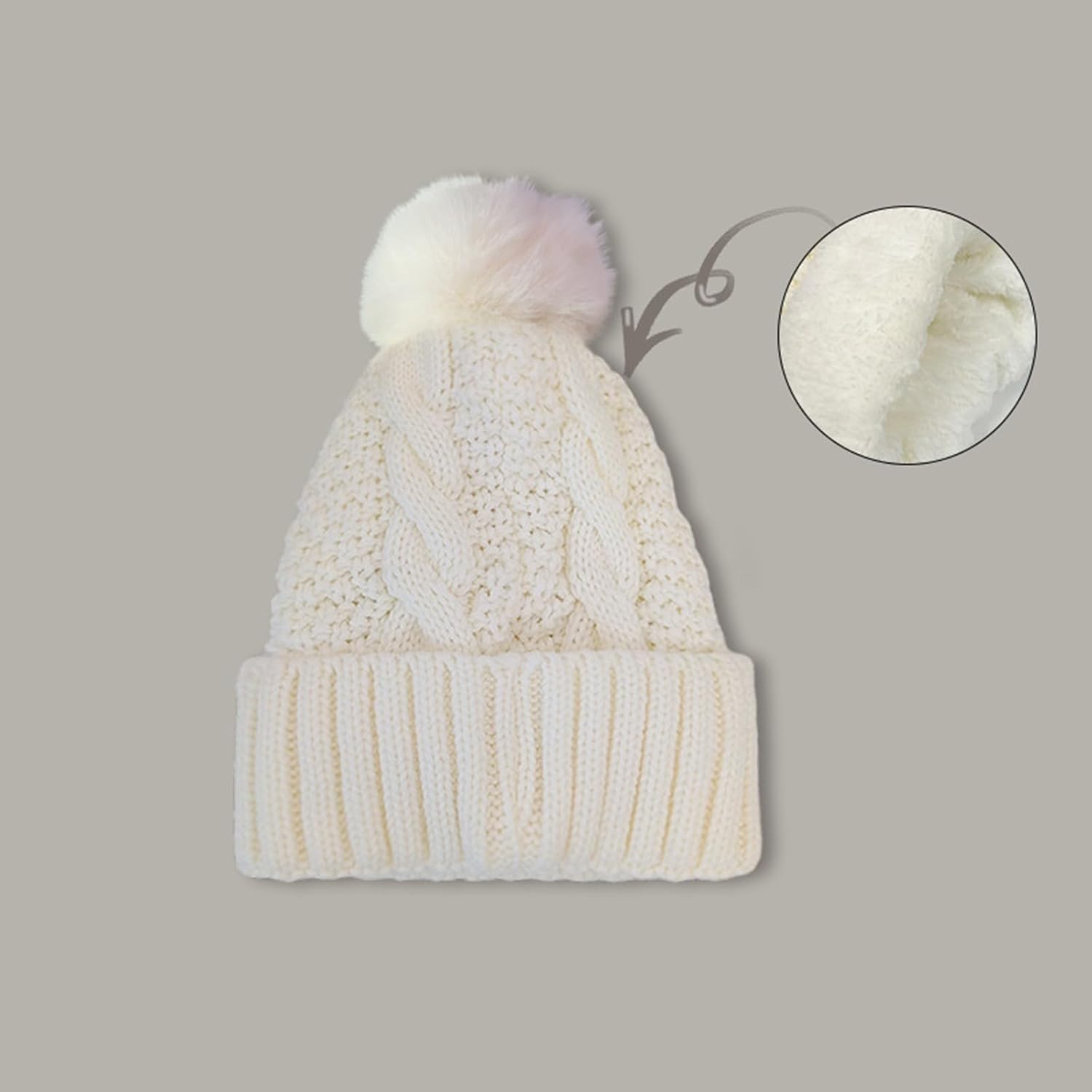 Mens Cuffed Knit Beanie Unisex Winter Watch Cap