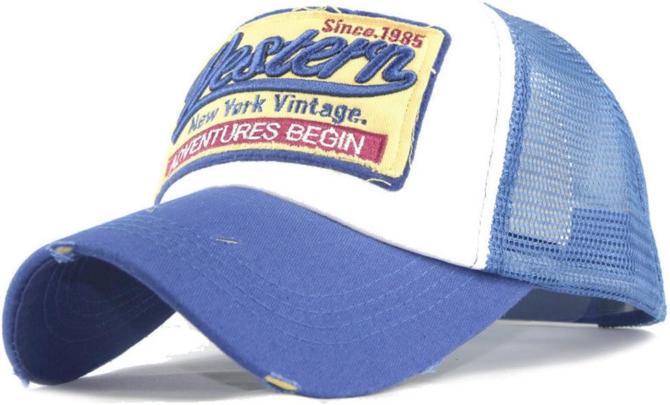 MANHONG Adjustable Mesh Baseball Cap for Men and Women