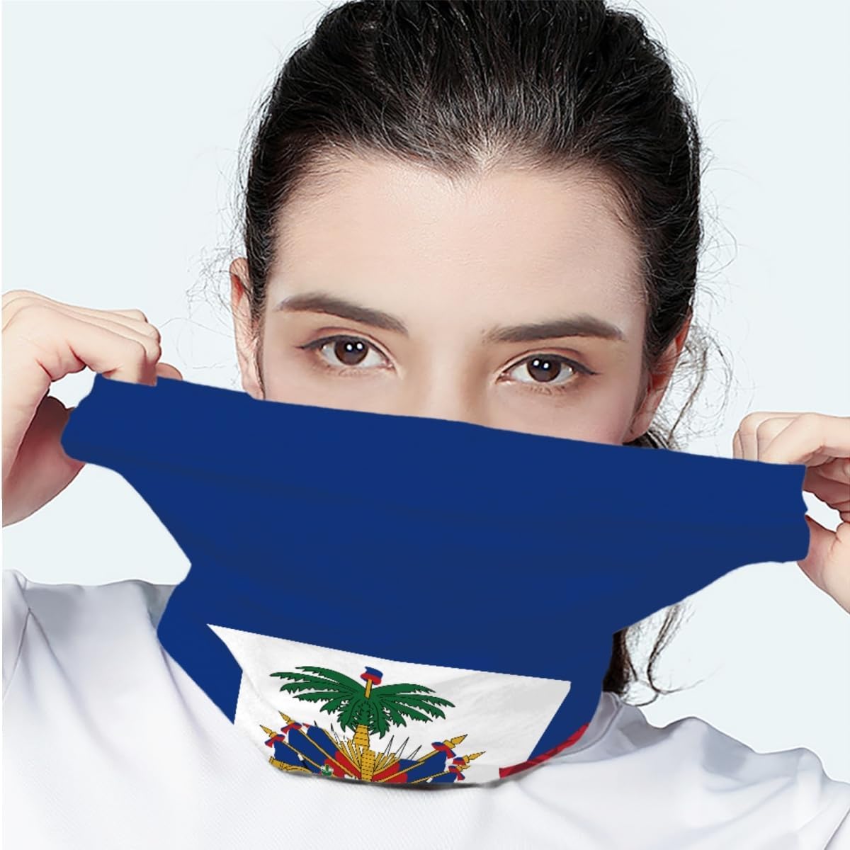 GLUDEAR USA Flag Print Seamless Bandana
