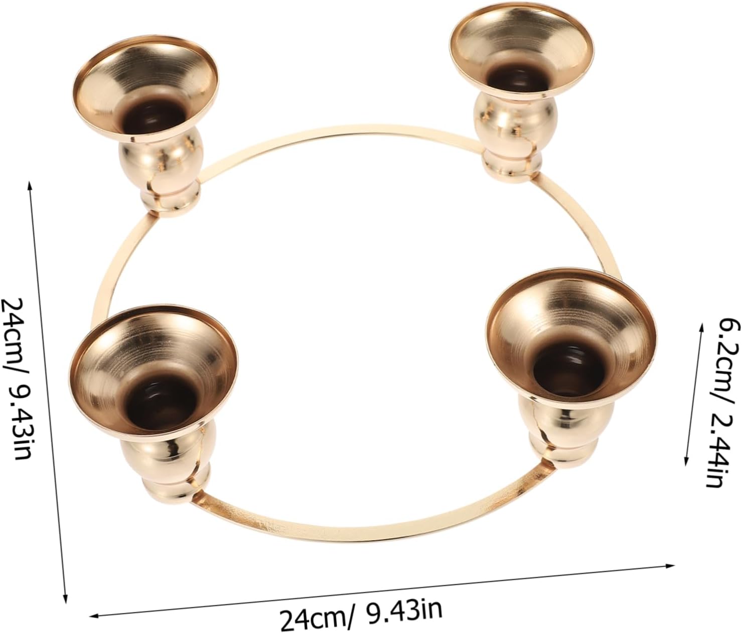 Ciieeo Advent Candle Ring Wreath Holder 1