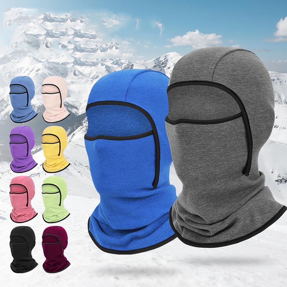 2 Pieces Parent-Child Ski Masks Fleece Headgear 1