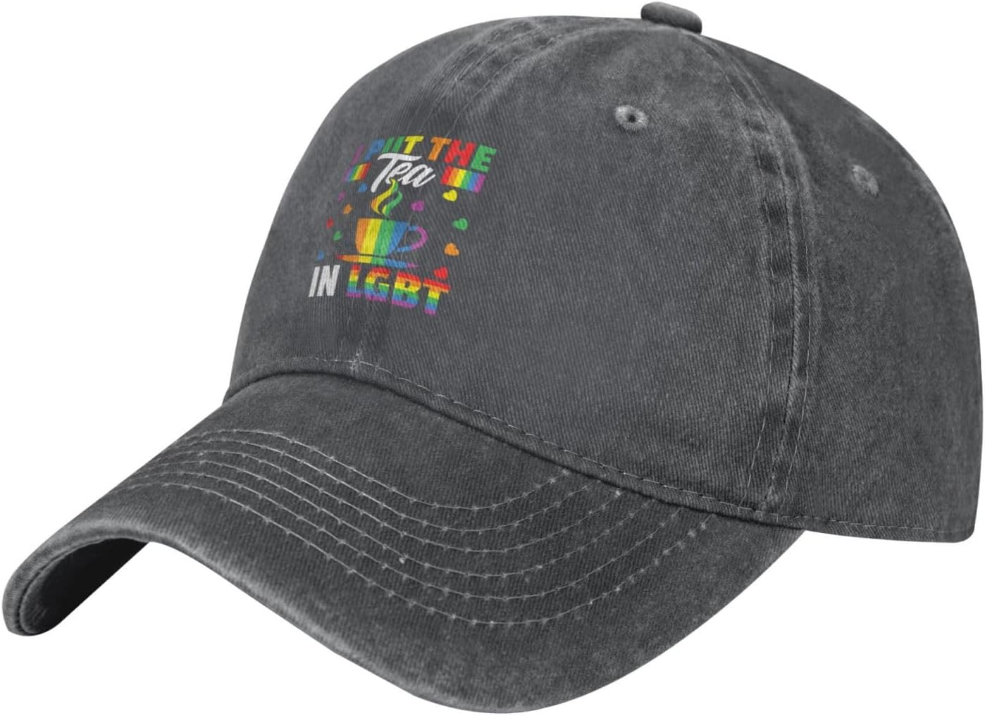 I Put The Tea In LGBT Baseball Cap for Men Women 1
