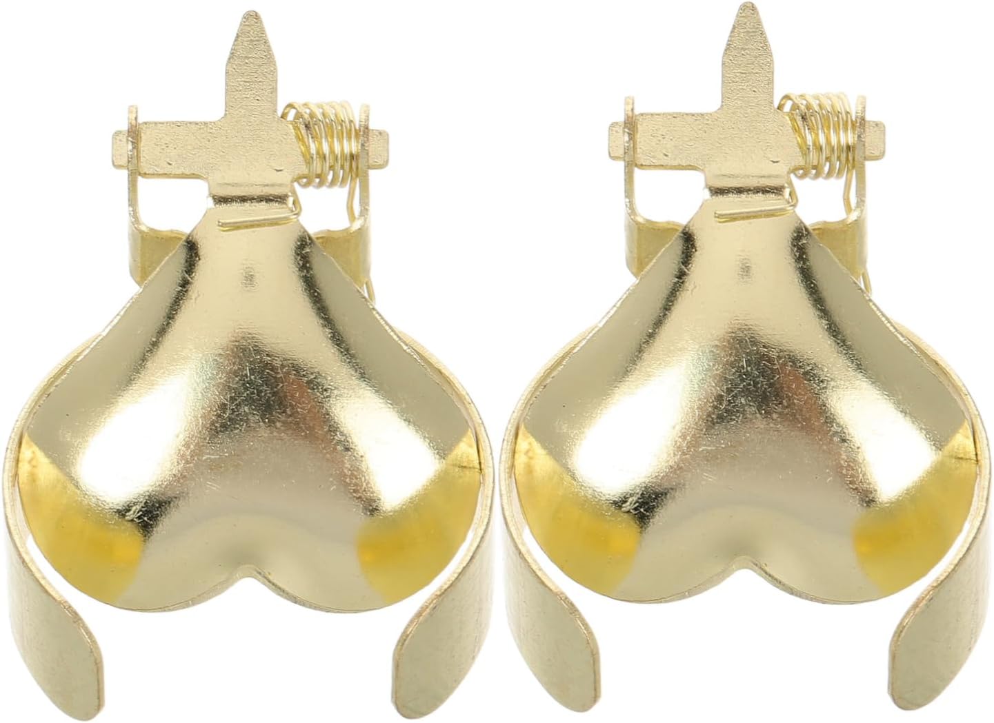 Holibanna 2Pcs Heart Shaped Metal Candle Snuffer