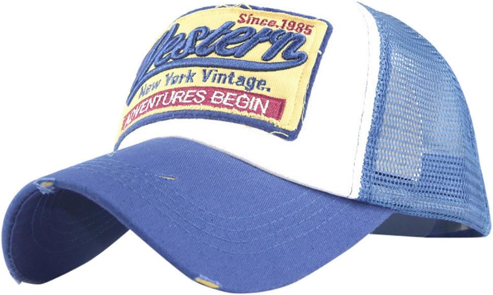 MANHONG Adjustable Mesh Baseball Cap for Men and Women