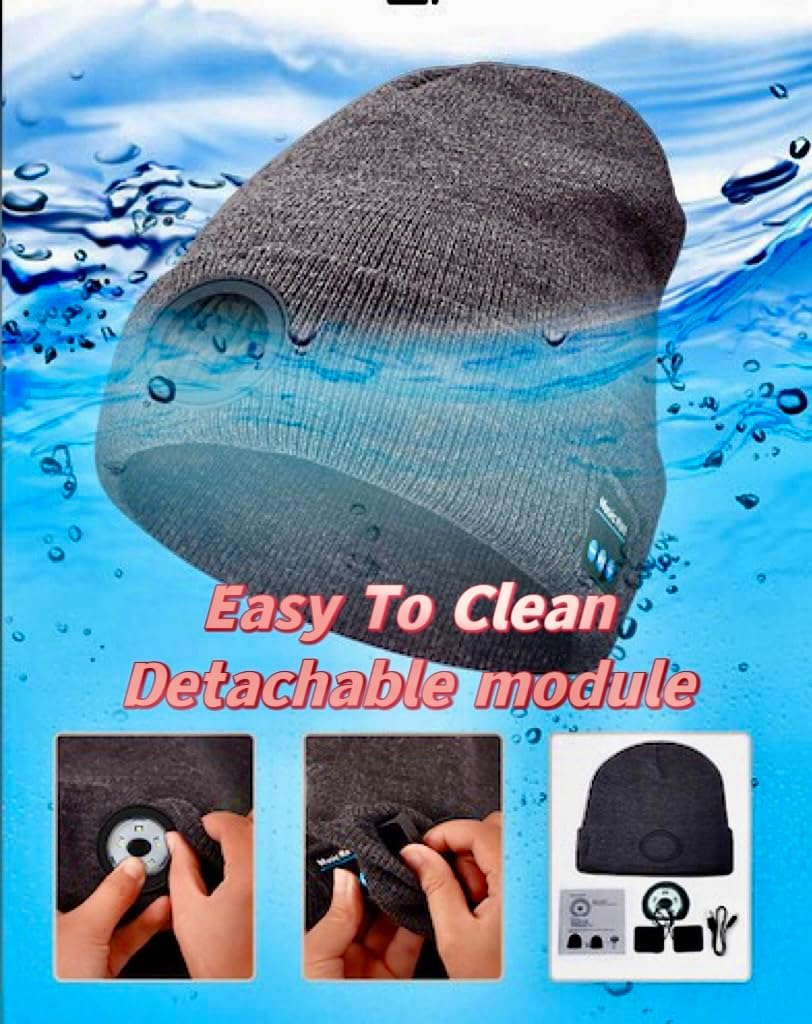 Bosttor Bluetooth Beanie with Light and Music
