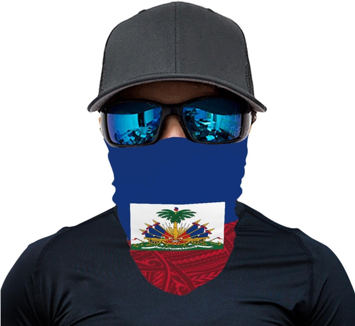 GLUDEAR USA Flag Print Seamless Bandana