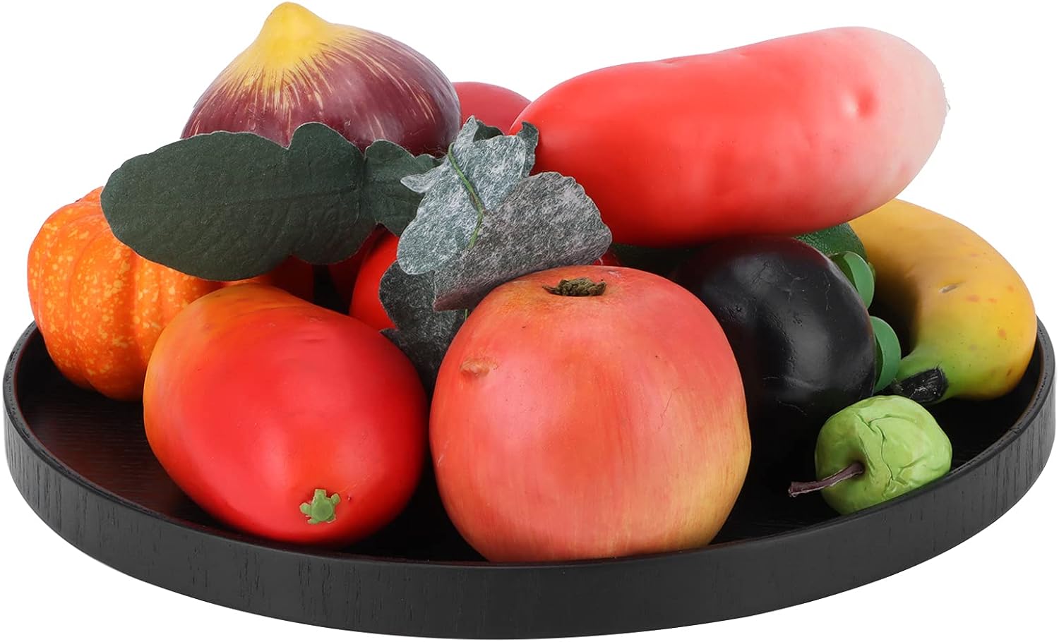 Gigicial Wooden Round Decorative Tray