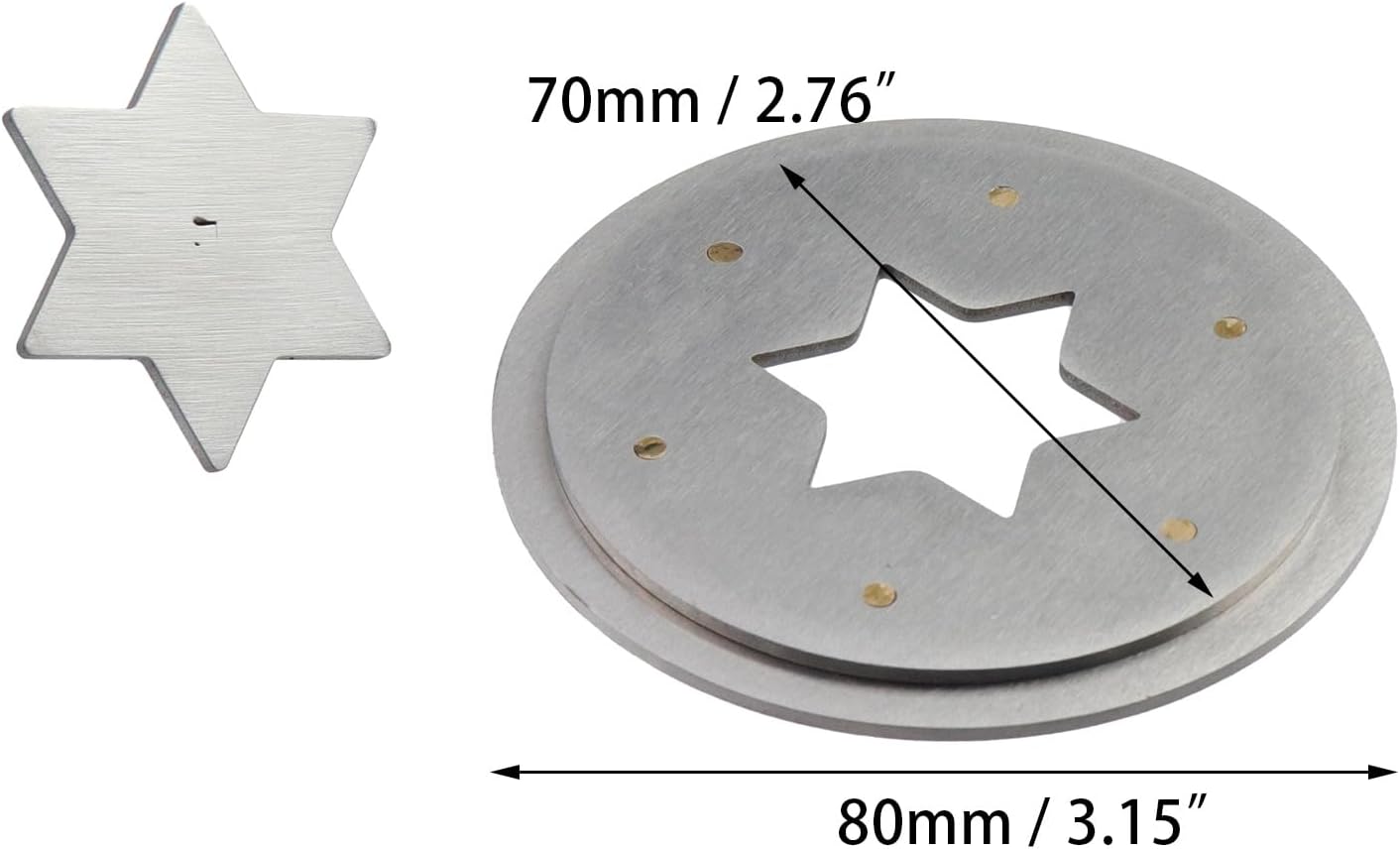 Coshar Metal Candle Topper for Jar Candles