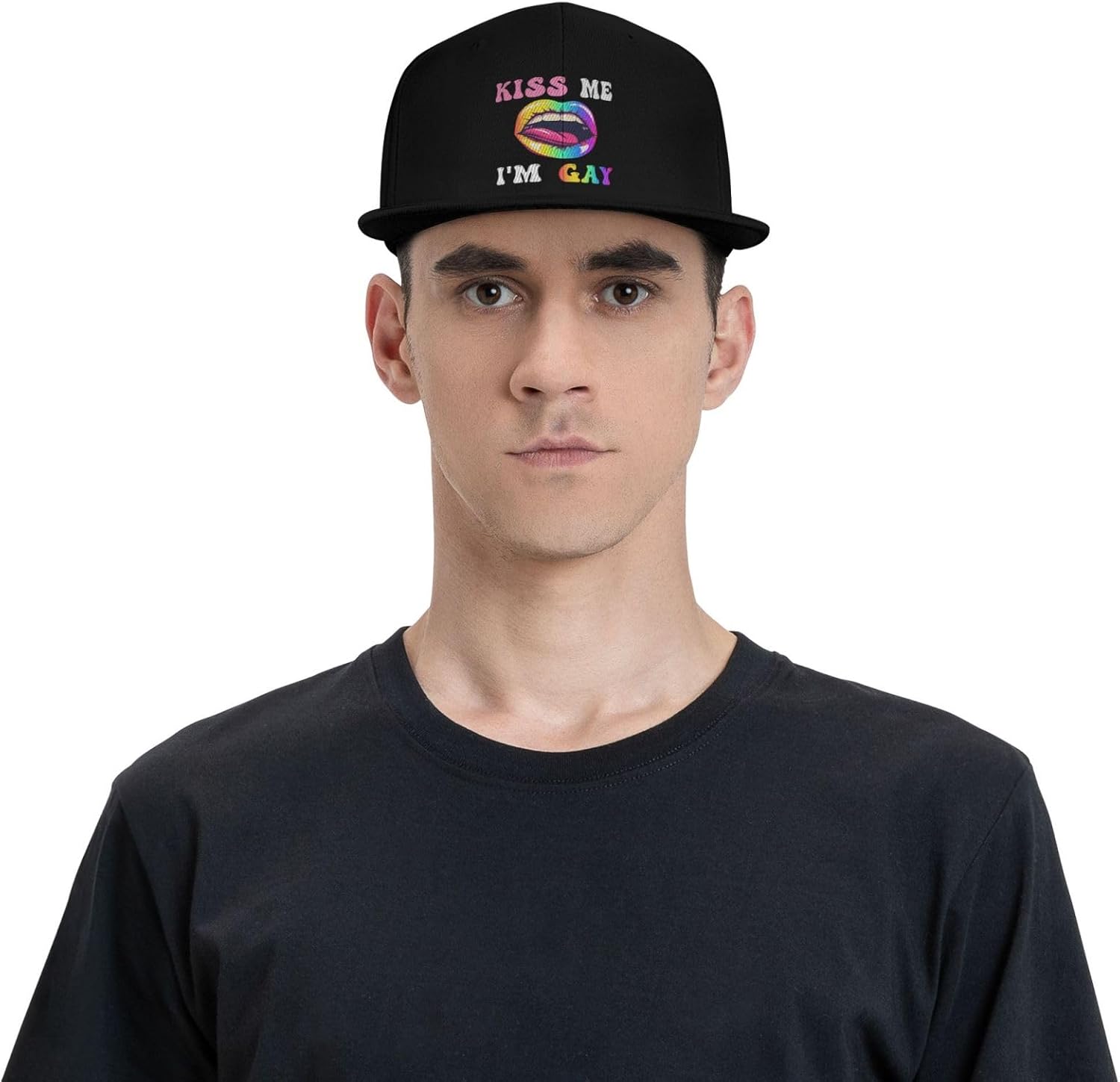 Doukabft Baseball Cap Black Adjustable Vintage Style