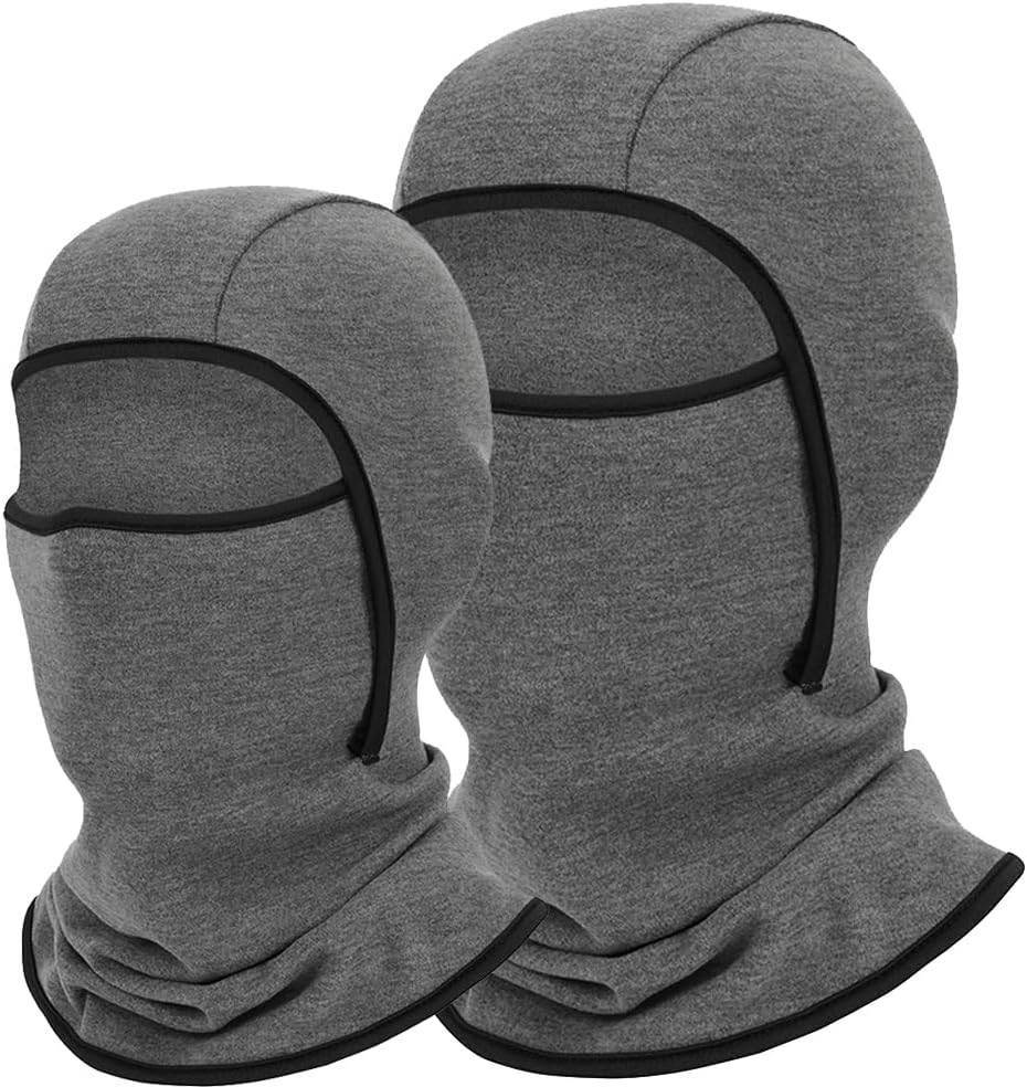 2 Pieces Parent-Child Ski Masks Fleece Headgear