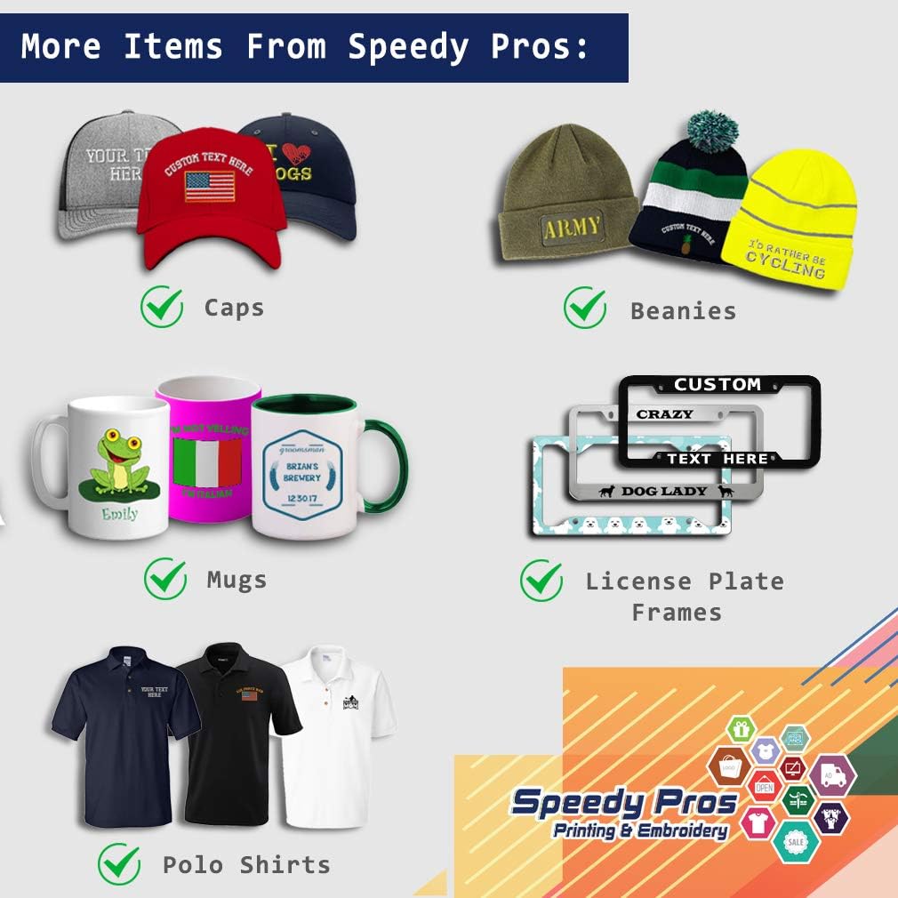 Speedy Pros Patch Hat Trucker Baseball Cap with Food Beverage Design