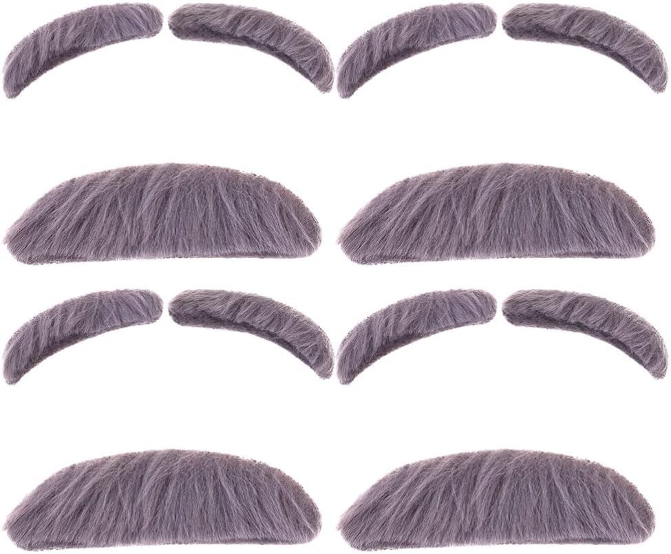 SAFIGLE 4 Set Fake Eyebrows and Mustaches