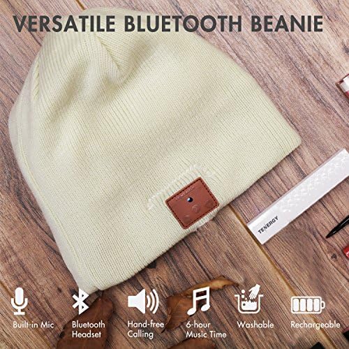Tenergy Bluetooth Beanie with Speakers and Mic
