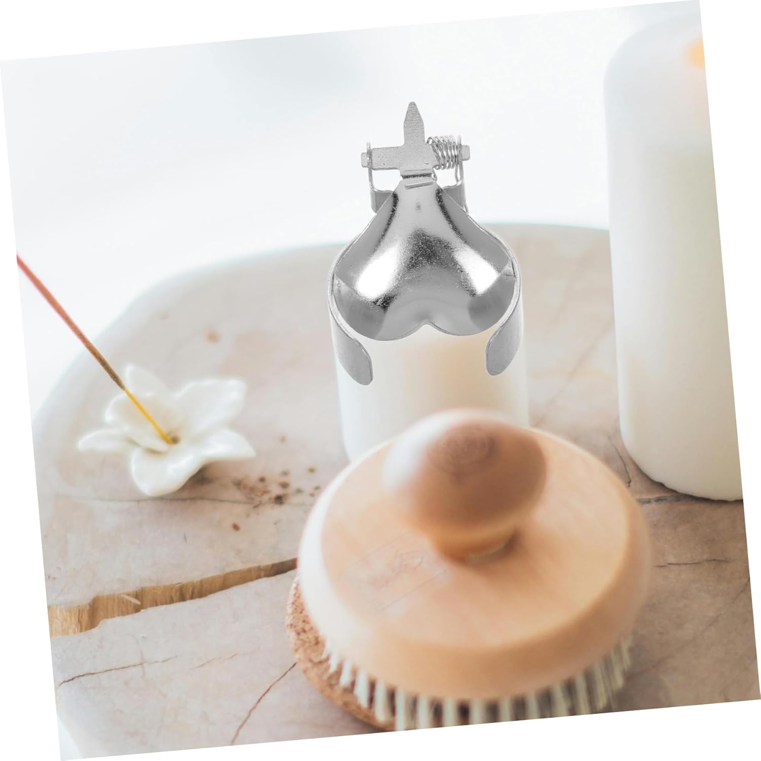 Zerodeko Metal Candle Snuffer Heart Design