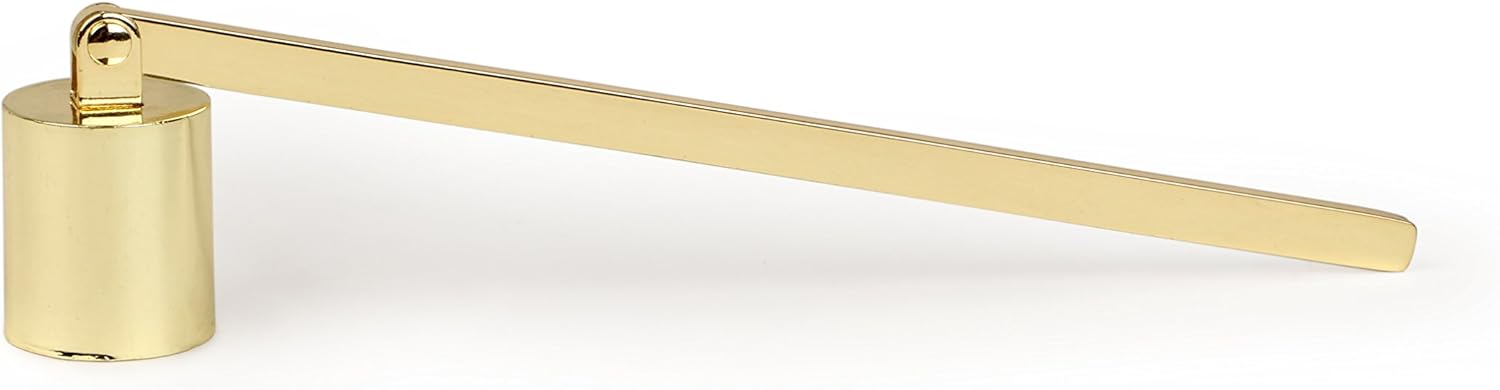 Paddywax Gold Candle Snuffer - Safe Elegant Extinguishing Tool