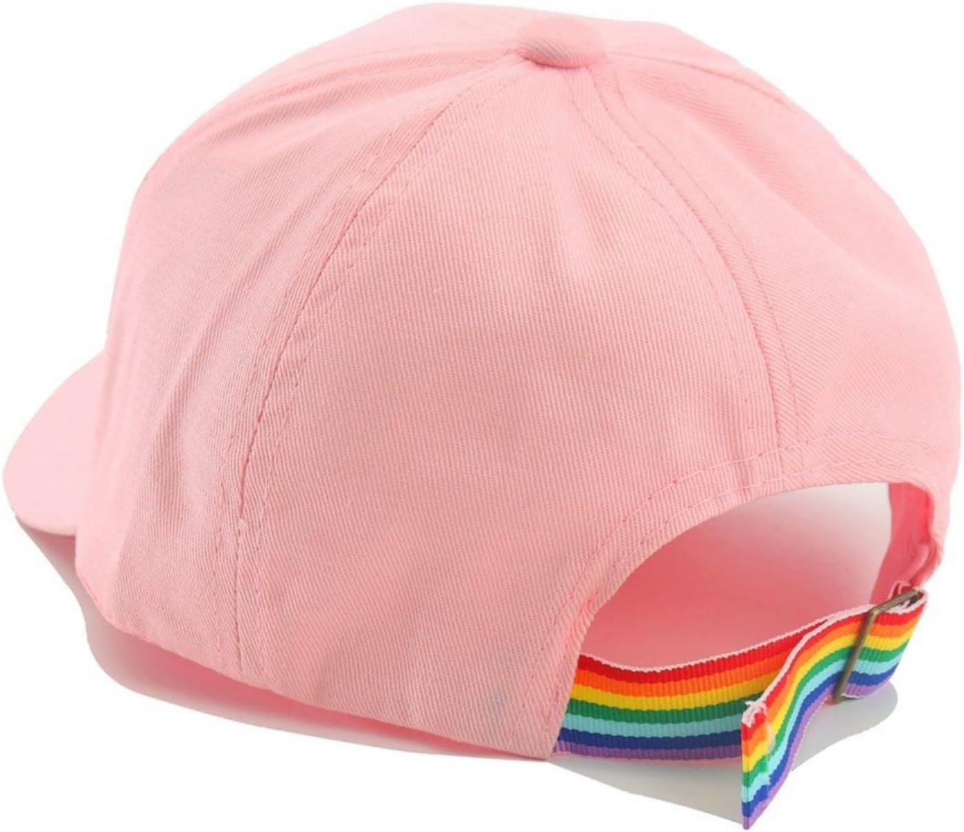 Julerwoo Kids Girls Pink Baseball Cap with Unicorn Rainbow Embroidery