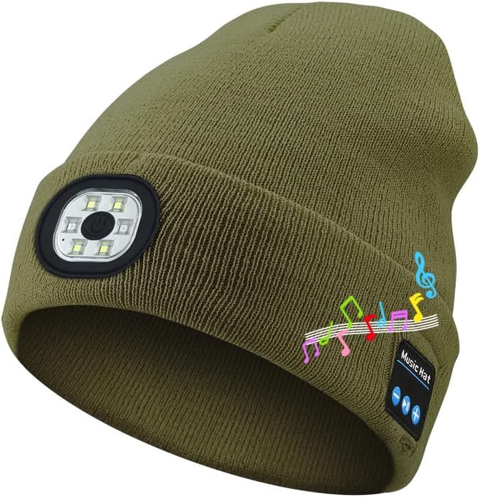 Bosttor Bluetooth Beanie with Light and Music
