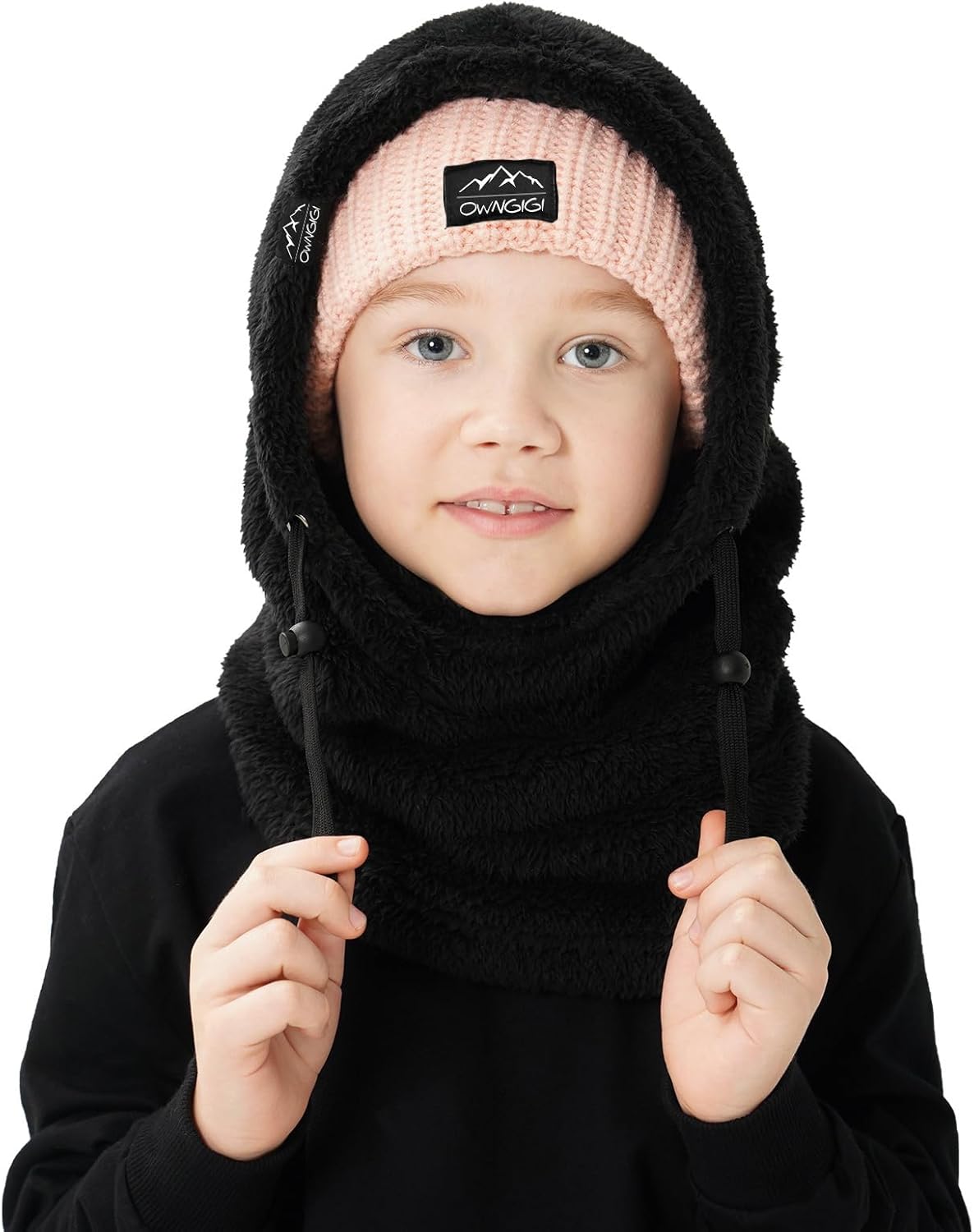 OWNGIGI Balaclava Ski Mask for Kids Windproof Face Mask