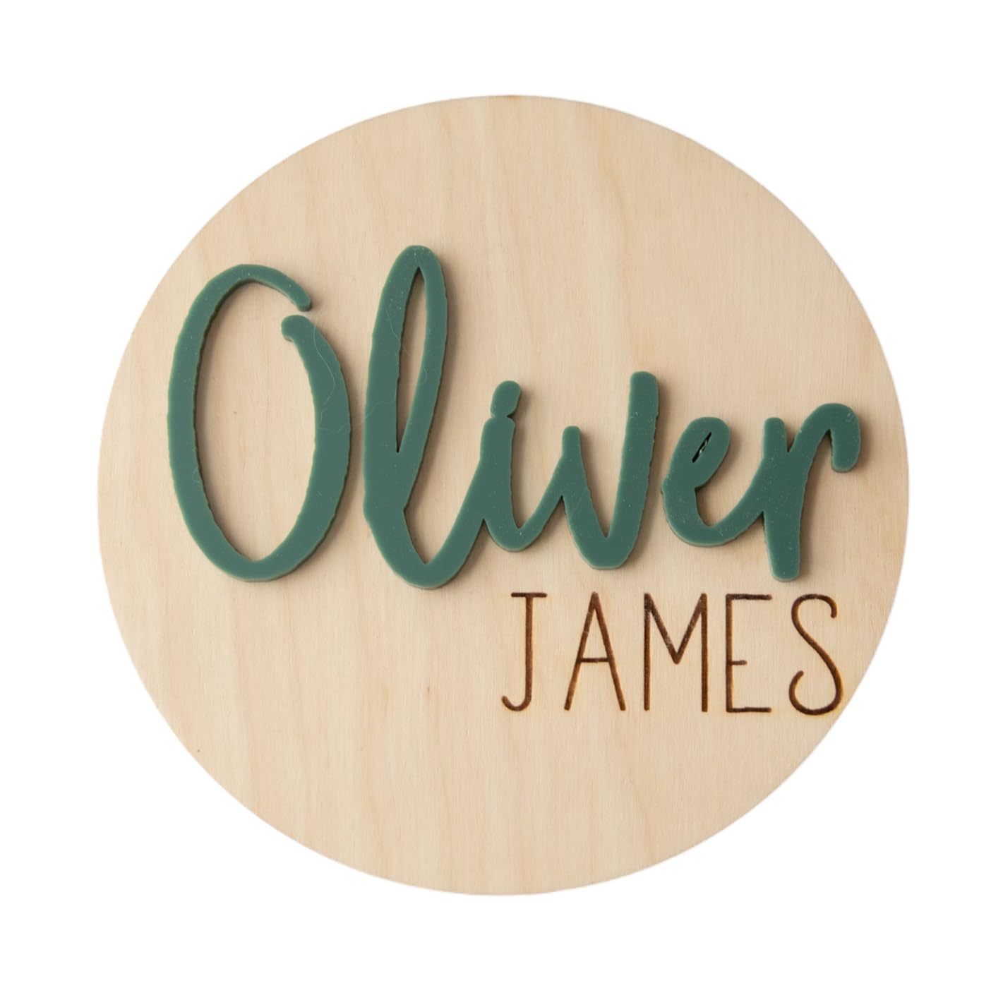 Personalized Newborn Announcement Sign - Double Sided 1