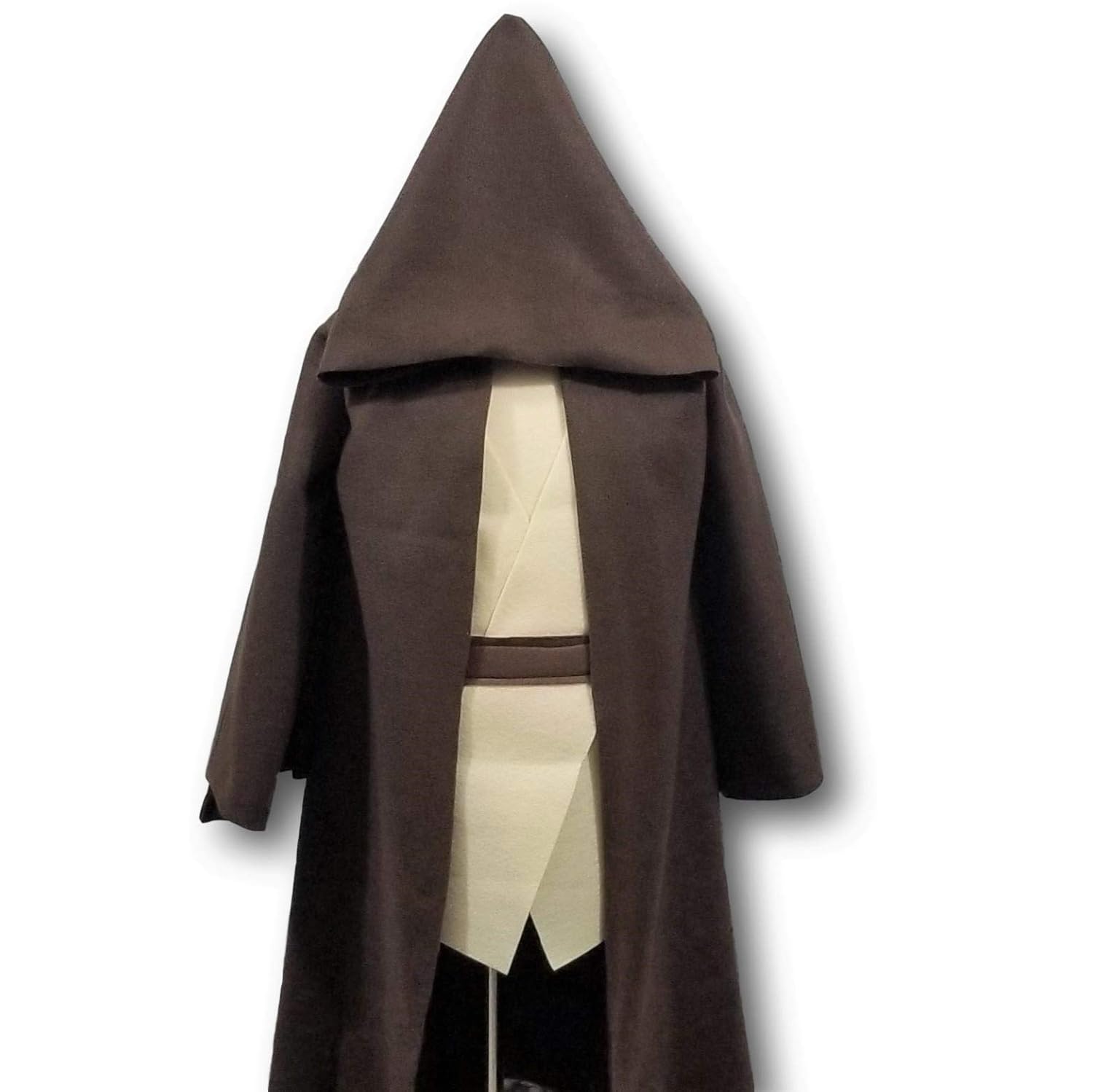 Deluxe Galaxy Wars Brown Hooded Robe Costume Set