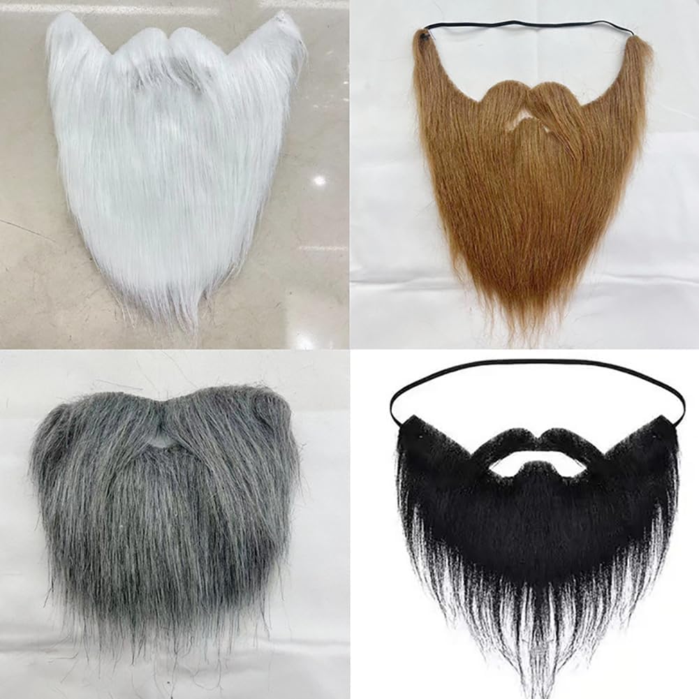 GSHLLO 4 Pcs Realistic Costume Beards for Men