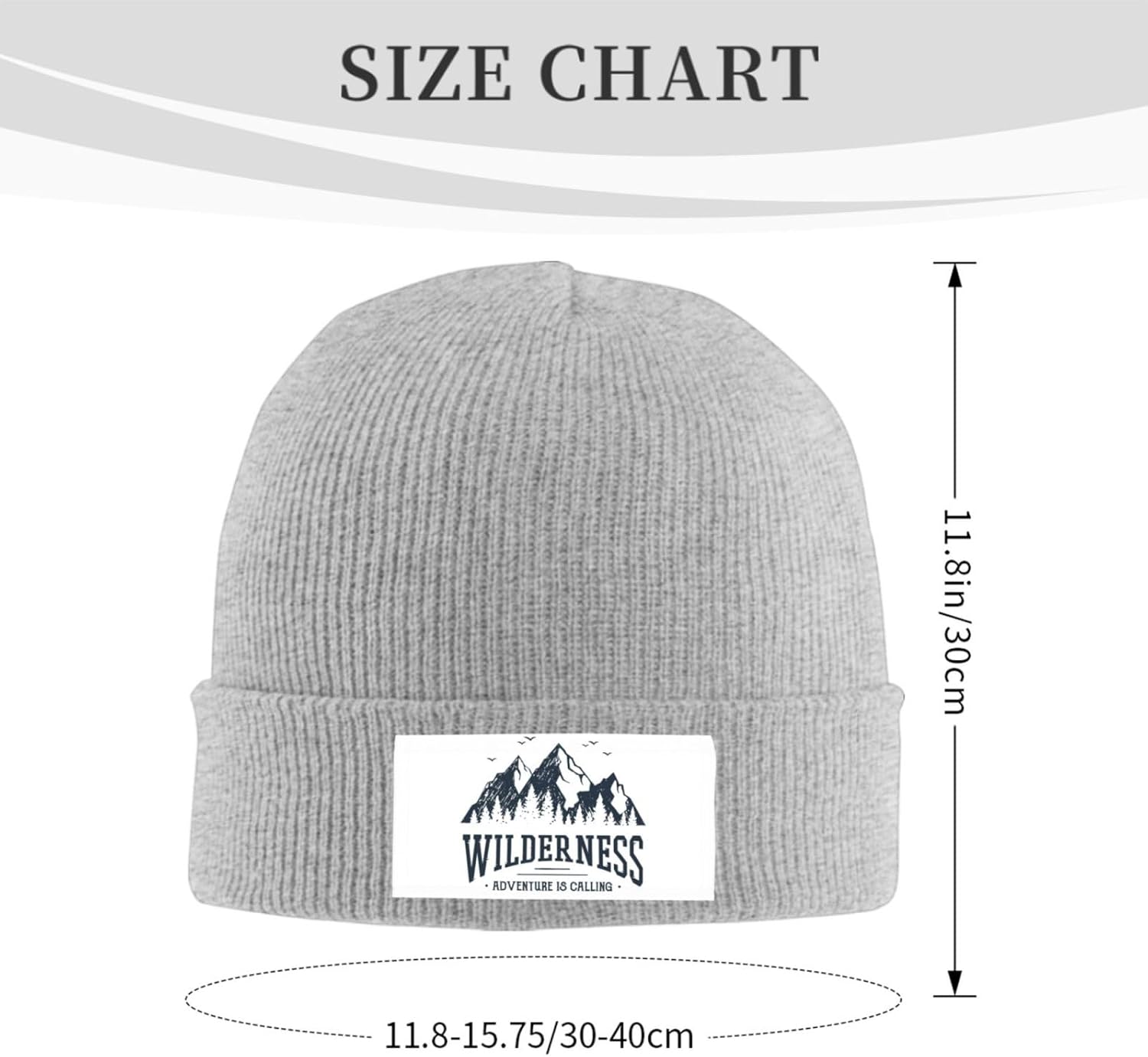 Wilderness Adventure Mountain Knitted Hat Winter Warm