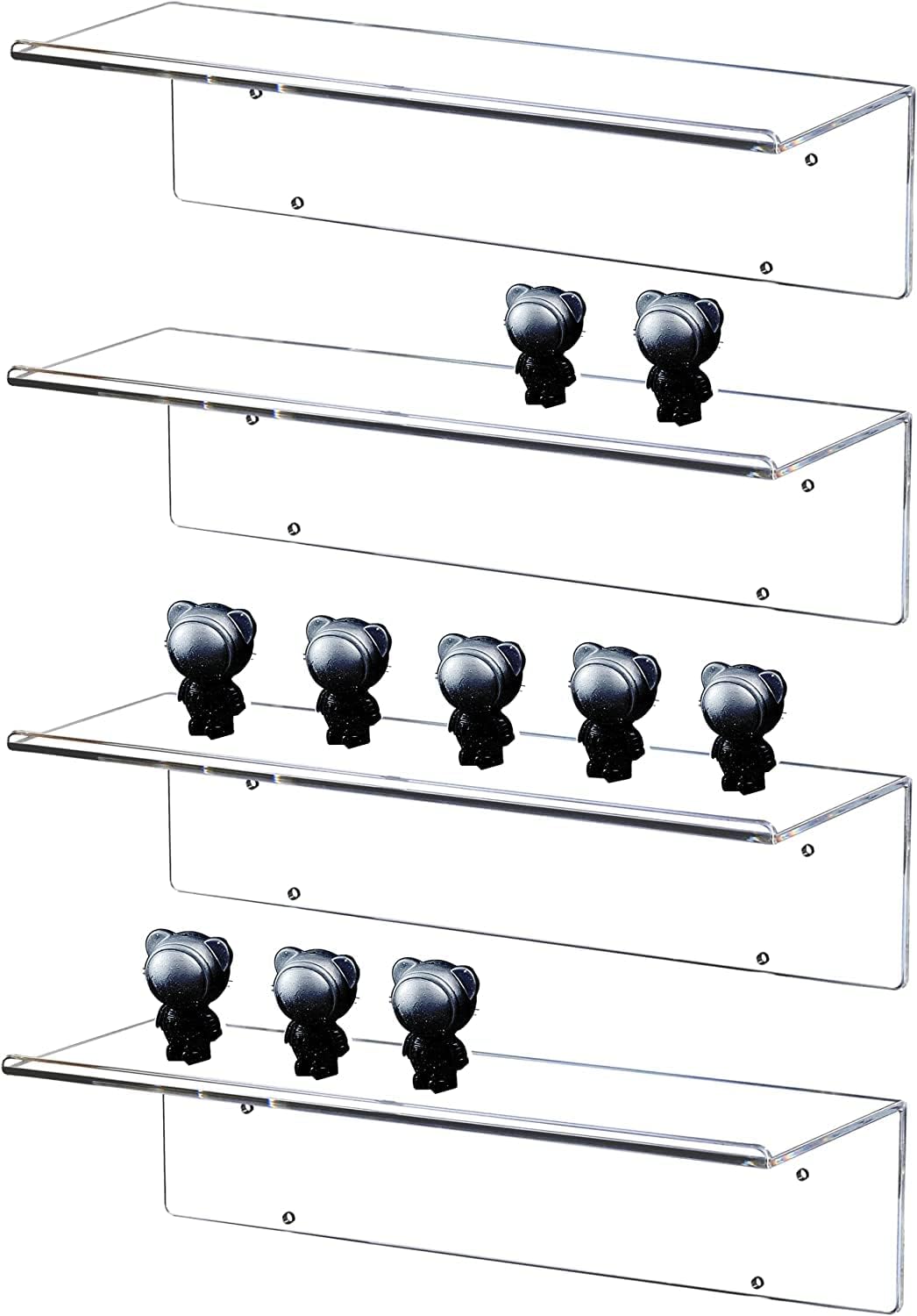 CY Craft 158 Inch Acrylic Floating Shelf for Kids Room