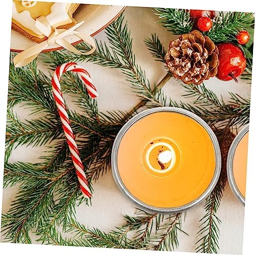 BUGUUYO 24pcs Silver Rimmed Iron Candle Holders