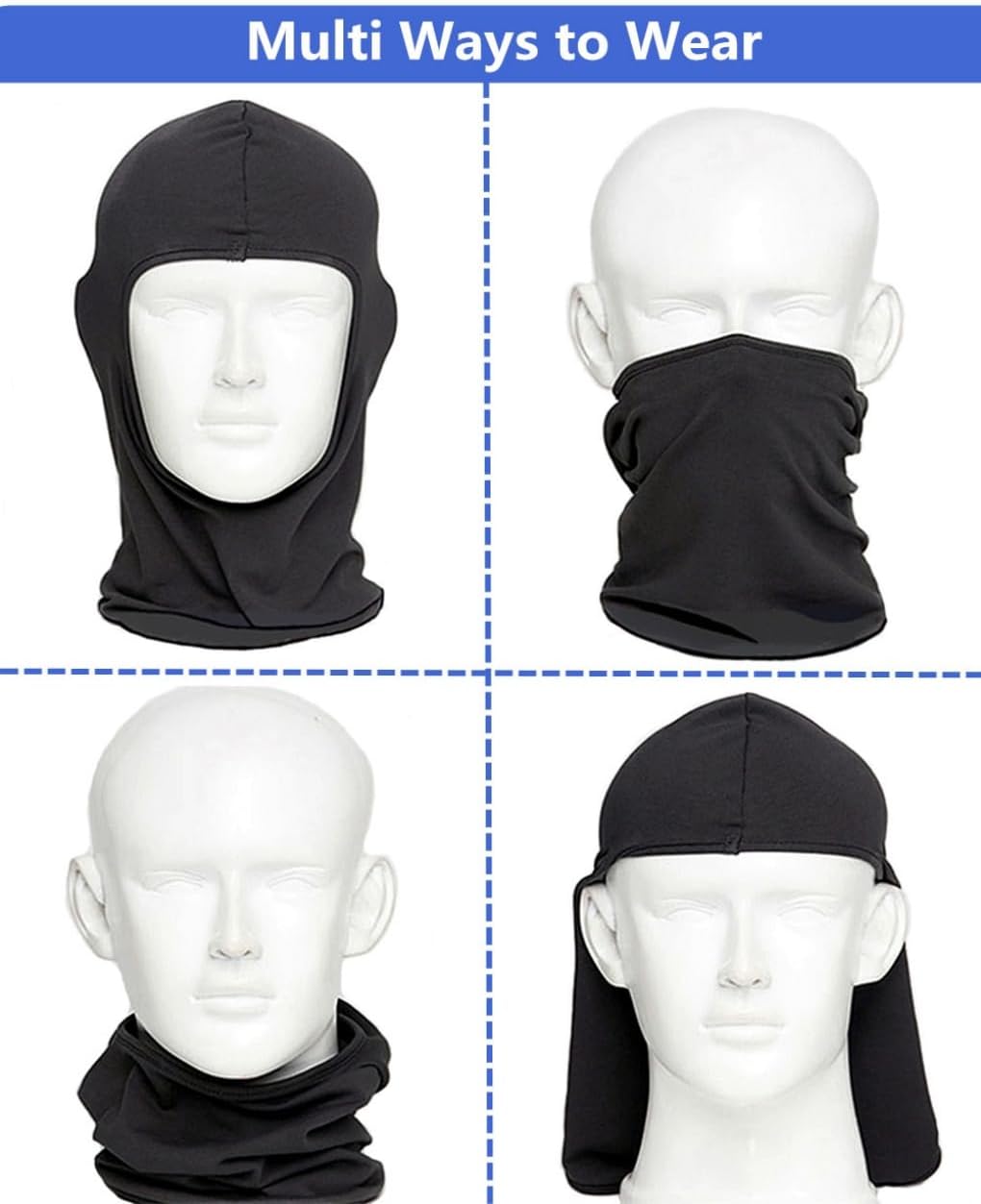 Balaclava Ski Mask Windproof UV Protection Head Cover