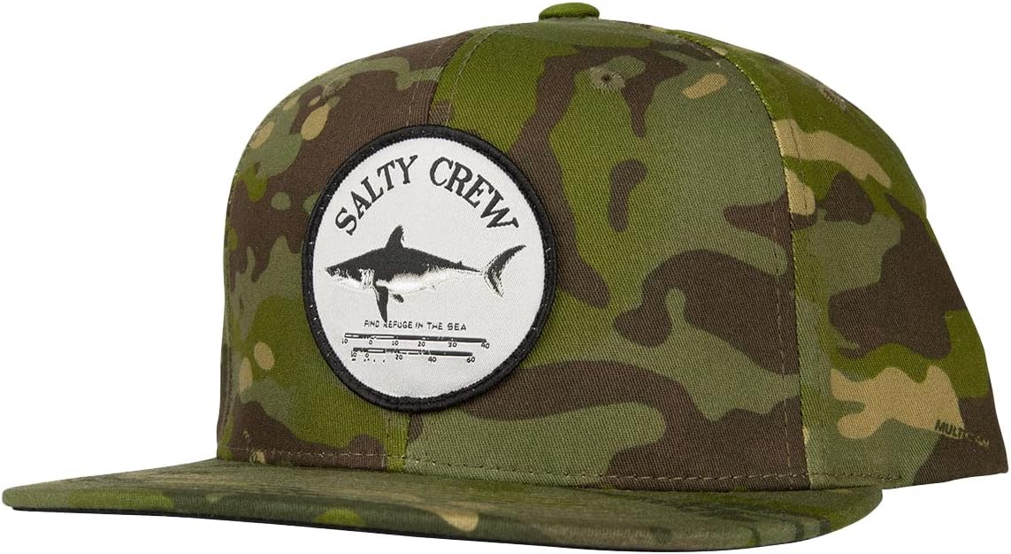 Salty Crew Bruce 6 Panel Snap Back Hat - Unisex Adjustable