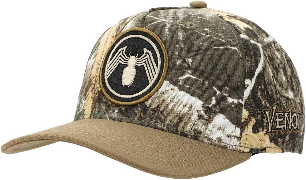 Bioworld Venom 3D Logo Camouflage Snapback Hat