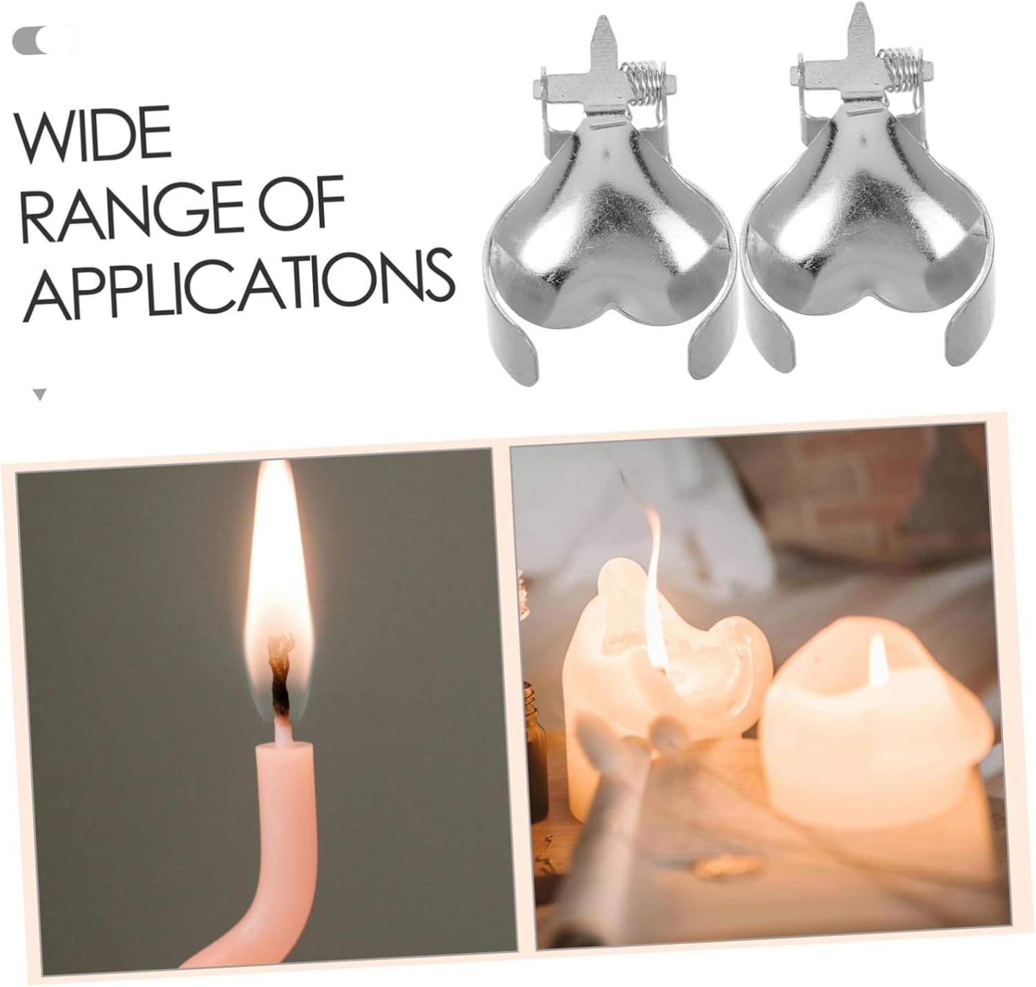 Zerodeko Metal Candle Snuffer Heart Design