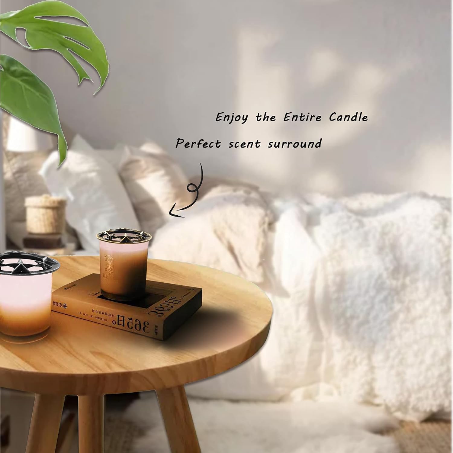 Hion Jar Candle Lids for Even Burn and Scent Distribution