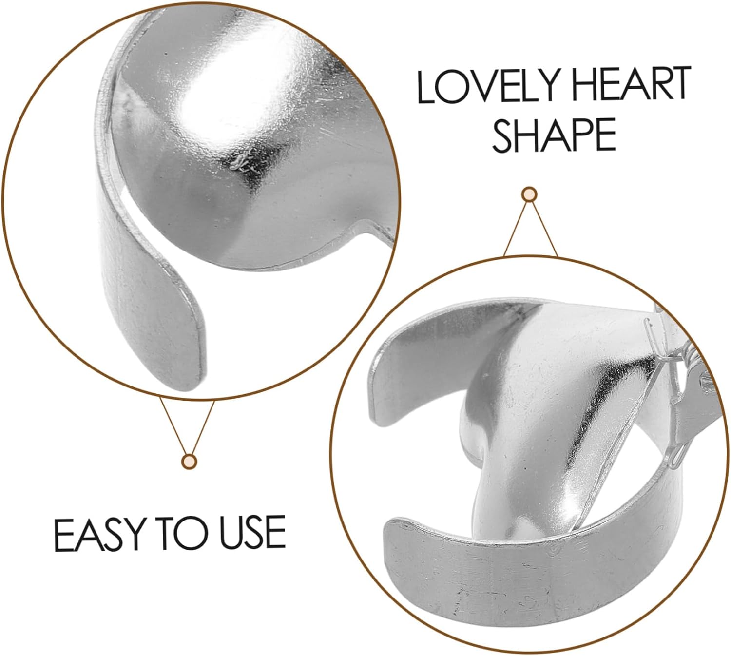 ABOOFAN Heart Shape Candle Snuffer for Scented Candles 1