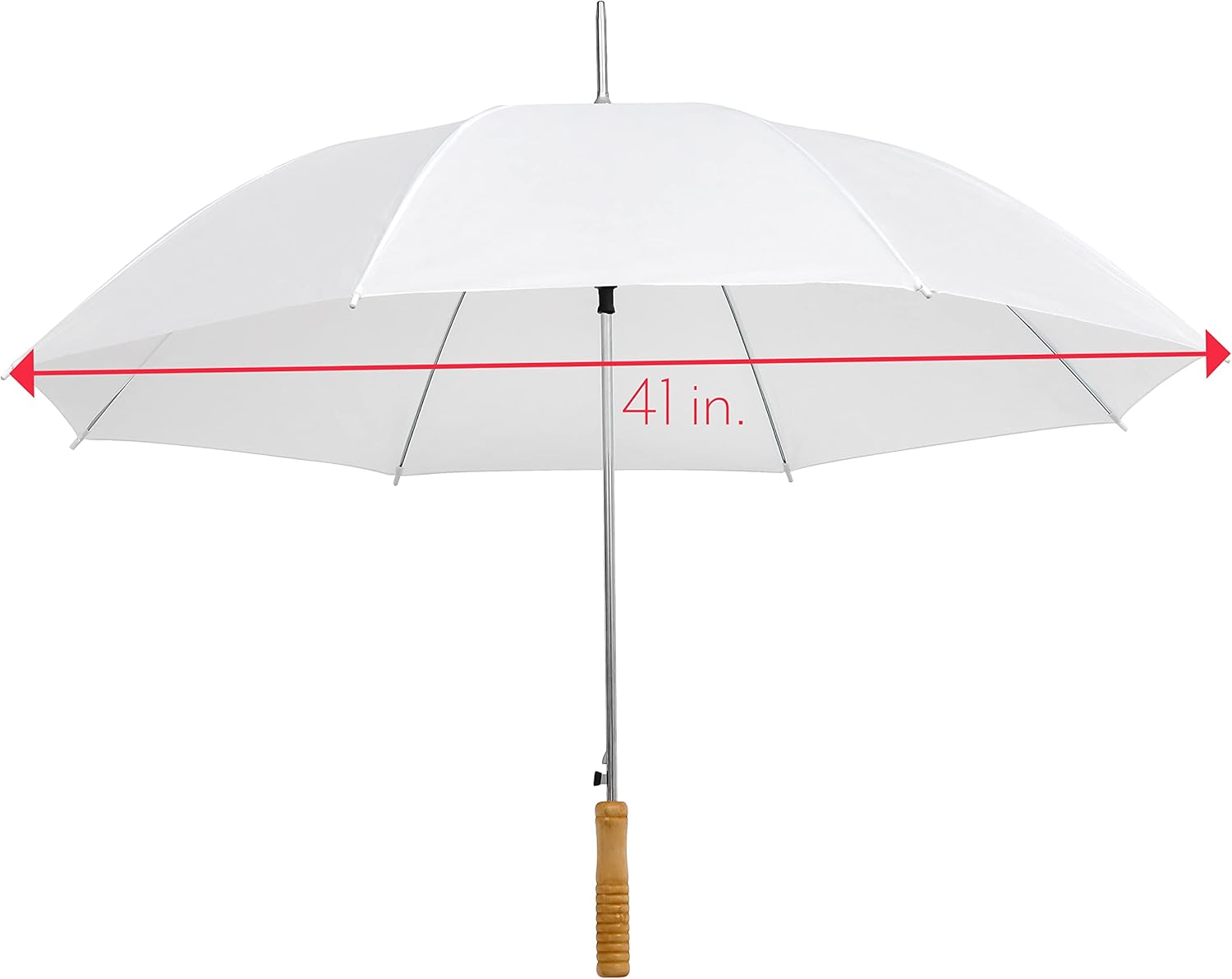 Anderson 48 Wedding Umbrella - 10 Pack White