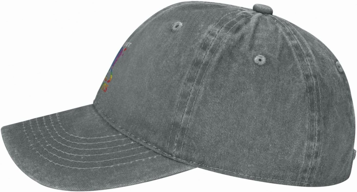 Love is About Hearts Not Parts Washed Denim Baseball Cap