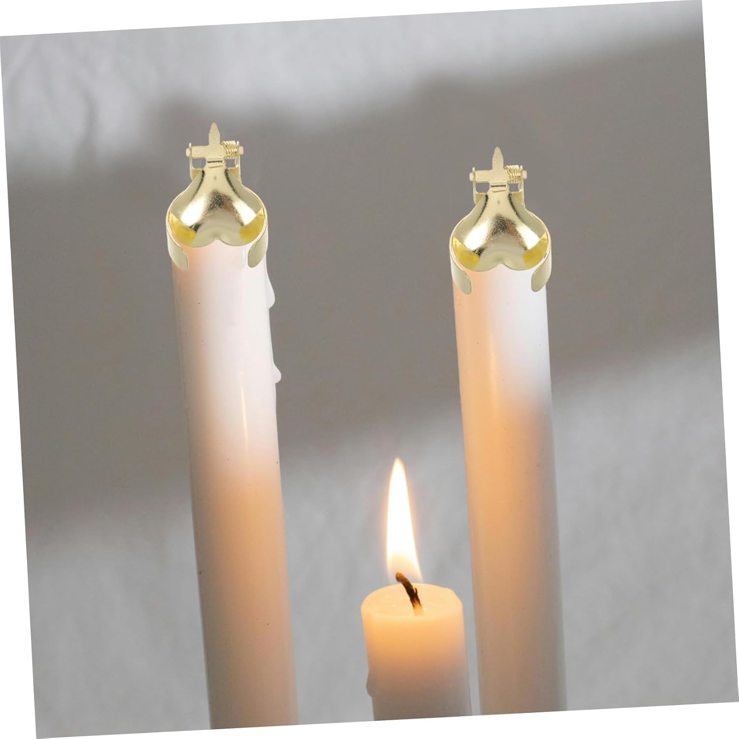 HOMOCONO Metal Heart Candle Snuffer for Home Decor