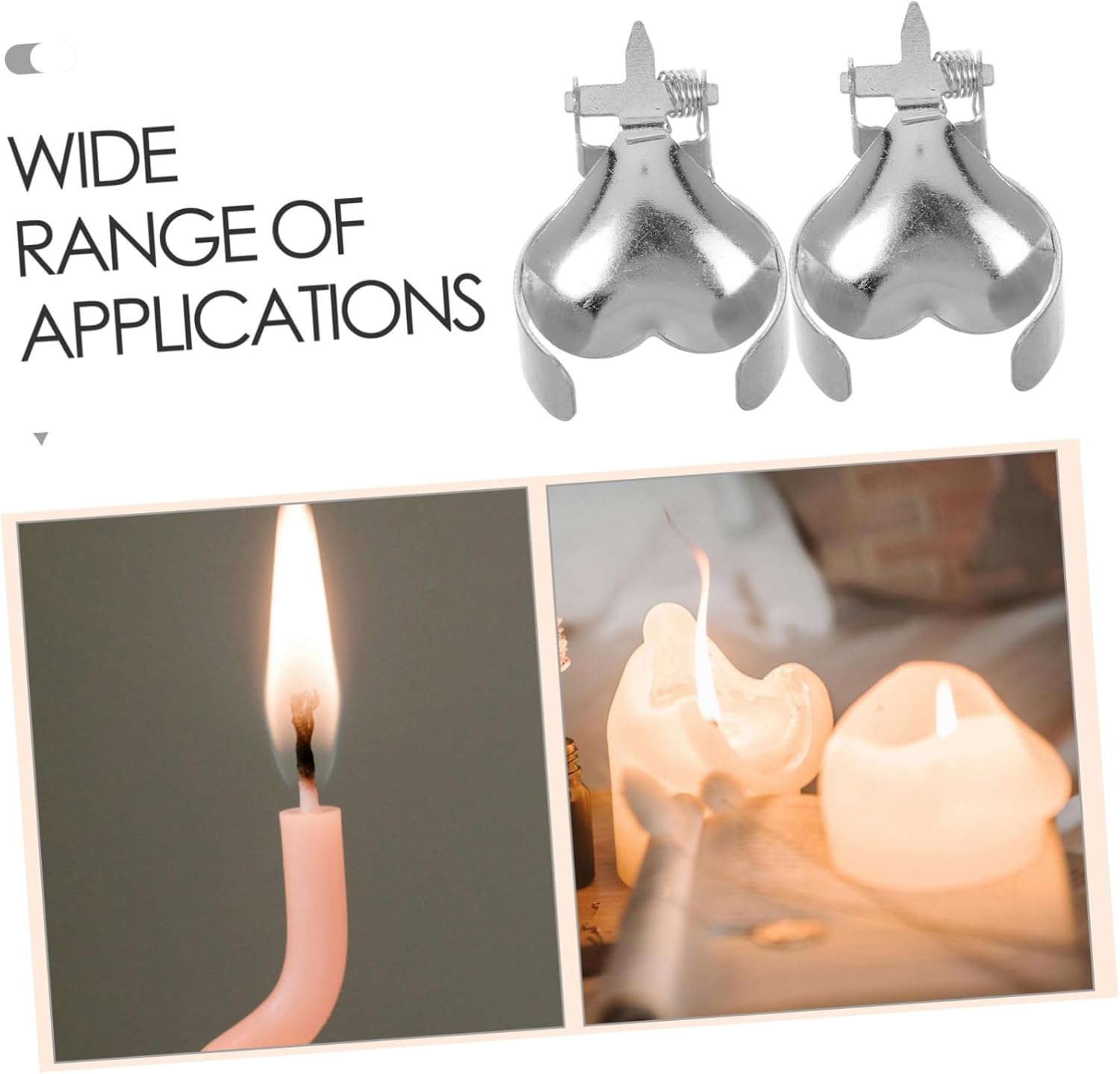 Heart Shaped Metal Candle Snuffer Decorative Tool