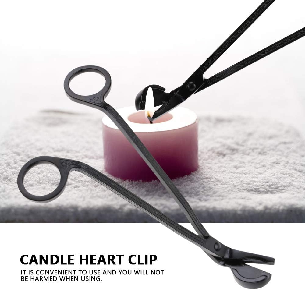 Restokki Candle Wick Trimmer with Semicircular Stainless Steel Clip