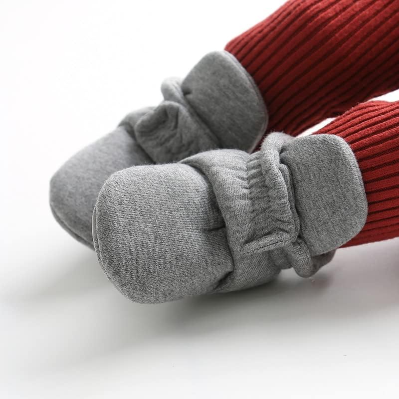QIETION Soft Fleece Booties for Newborns 0-18 Months