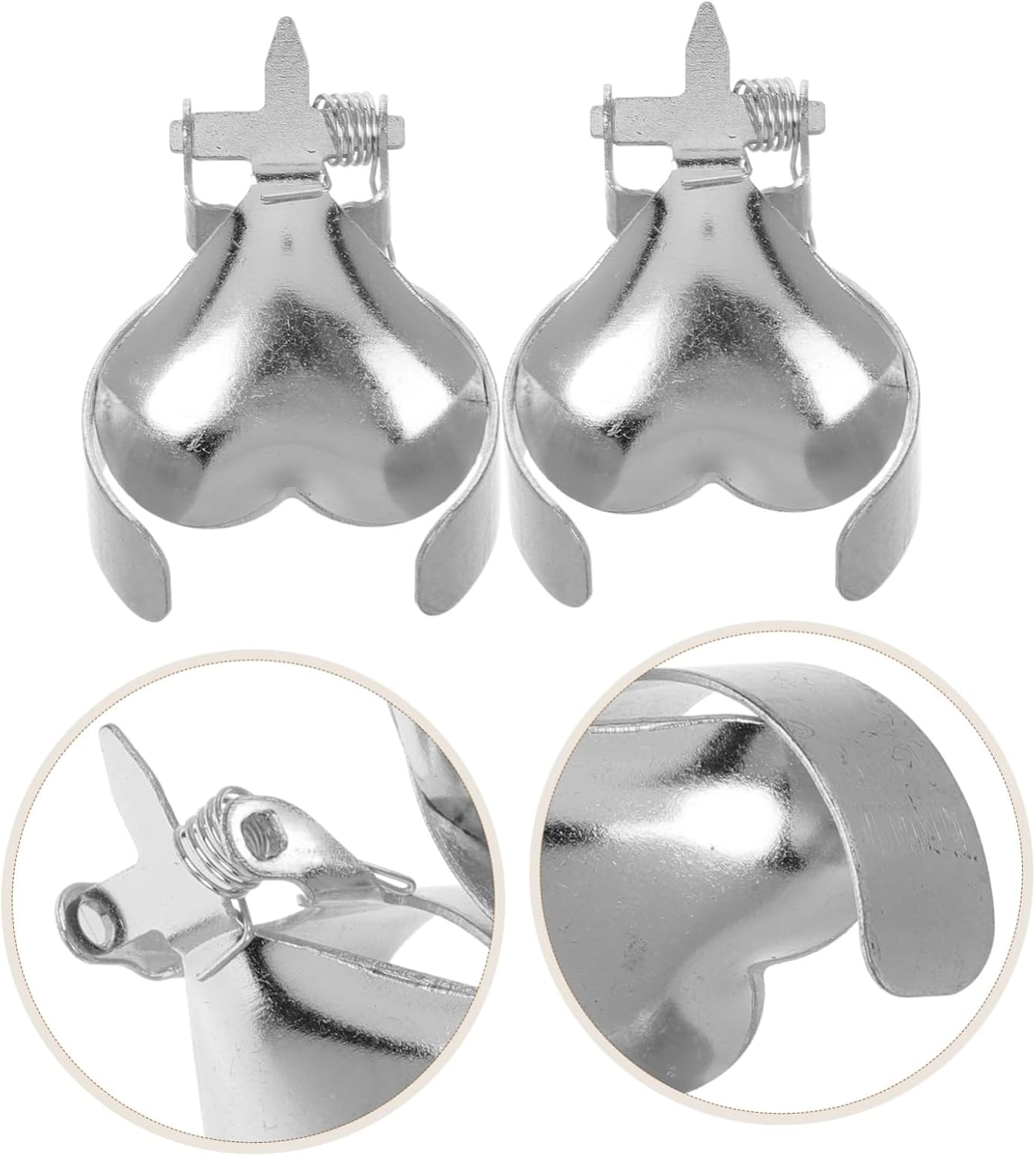 PRETYZOOM Heart Shaped Candle Snuffer Tool