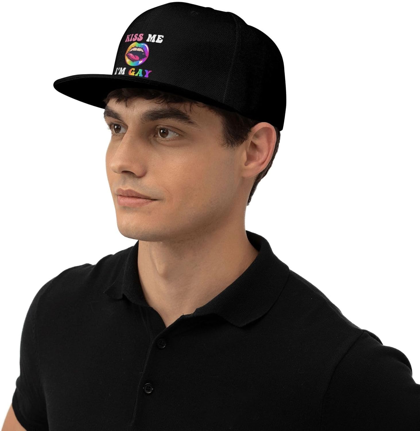 Doukabft Baseball Cap Black Adjustable Vintage Style