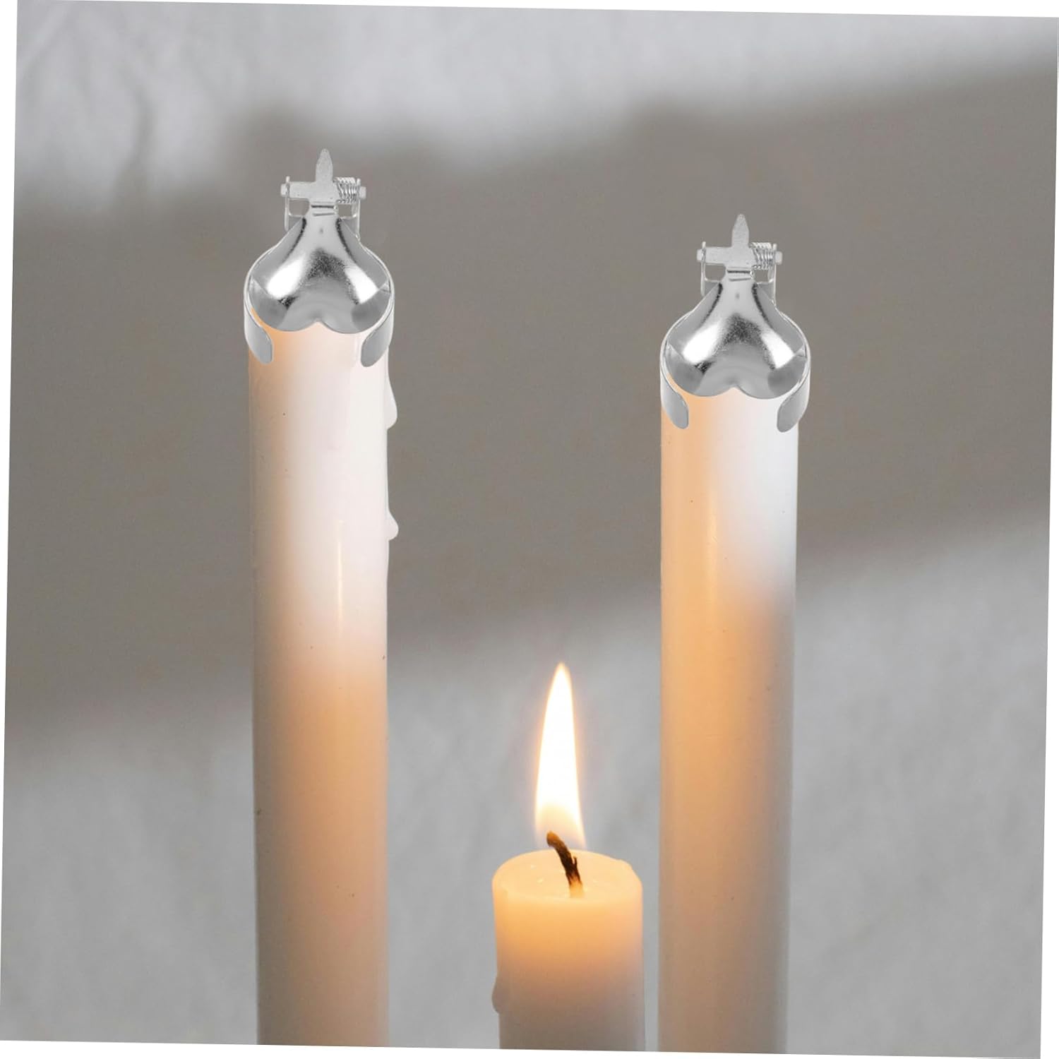 ABOOFAN Heart Shape Candle Snuffer for Scented Candles 1
