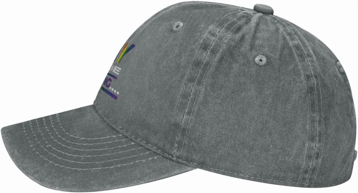 Gay Pride Baseball Cap for Men Women Sun Hat with Adjustable Strap