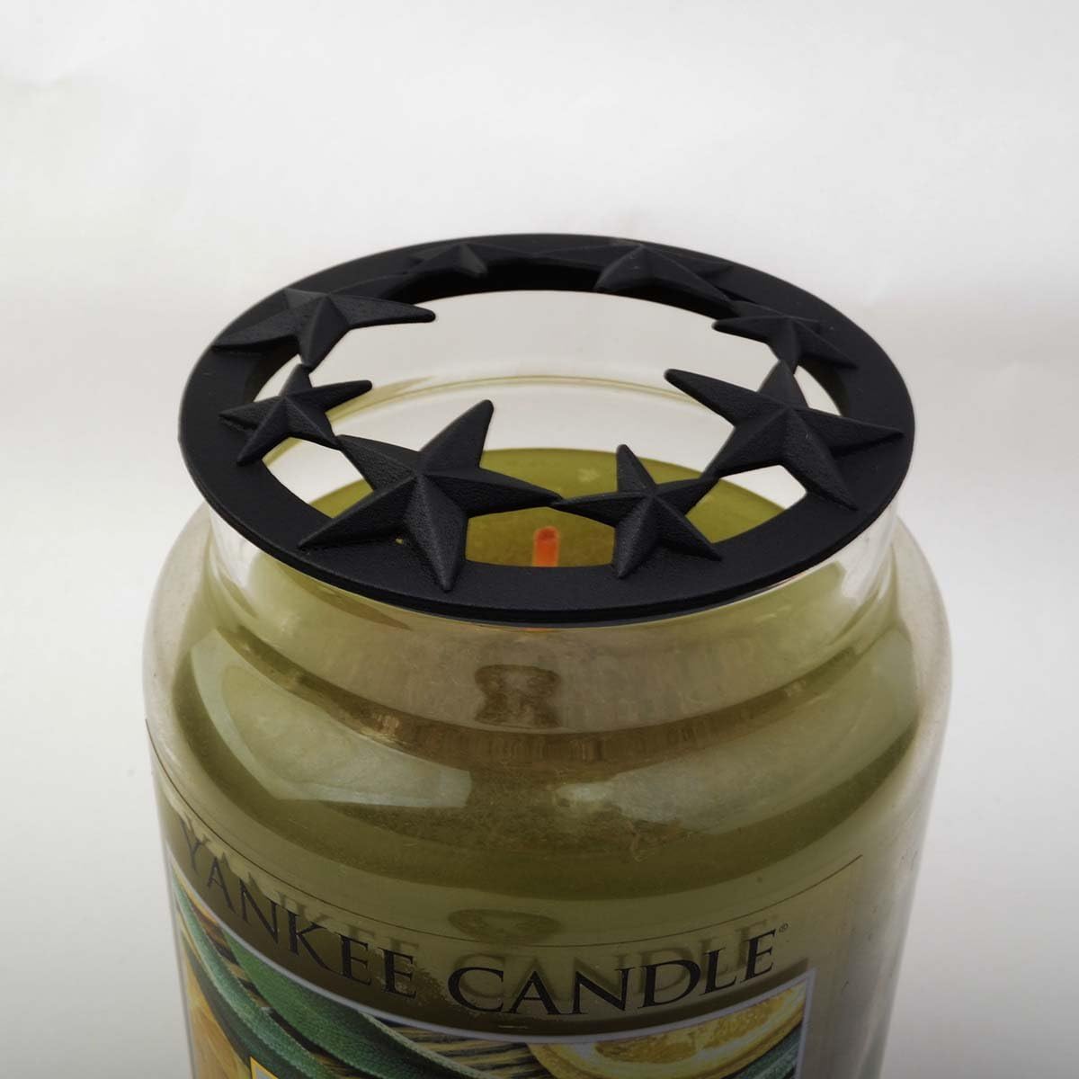 CHAWOORIM Star Design Candle Topper Jar Shade